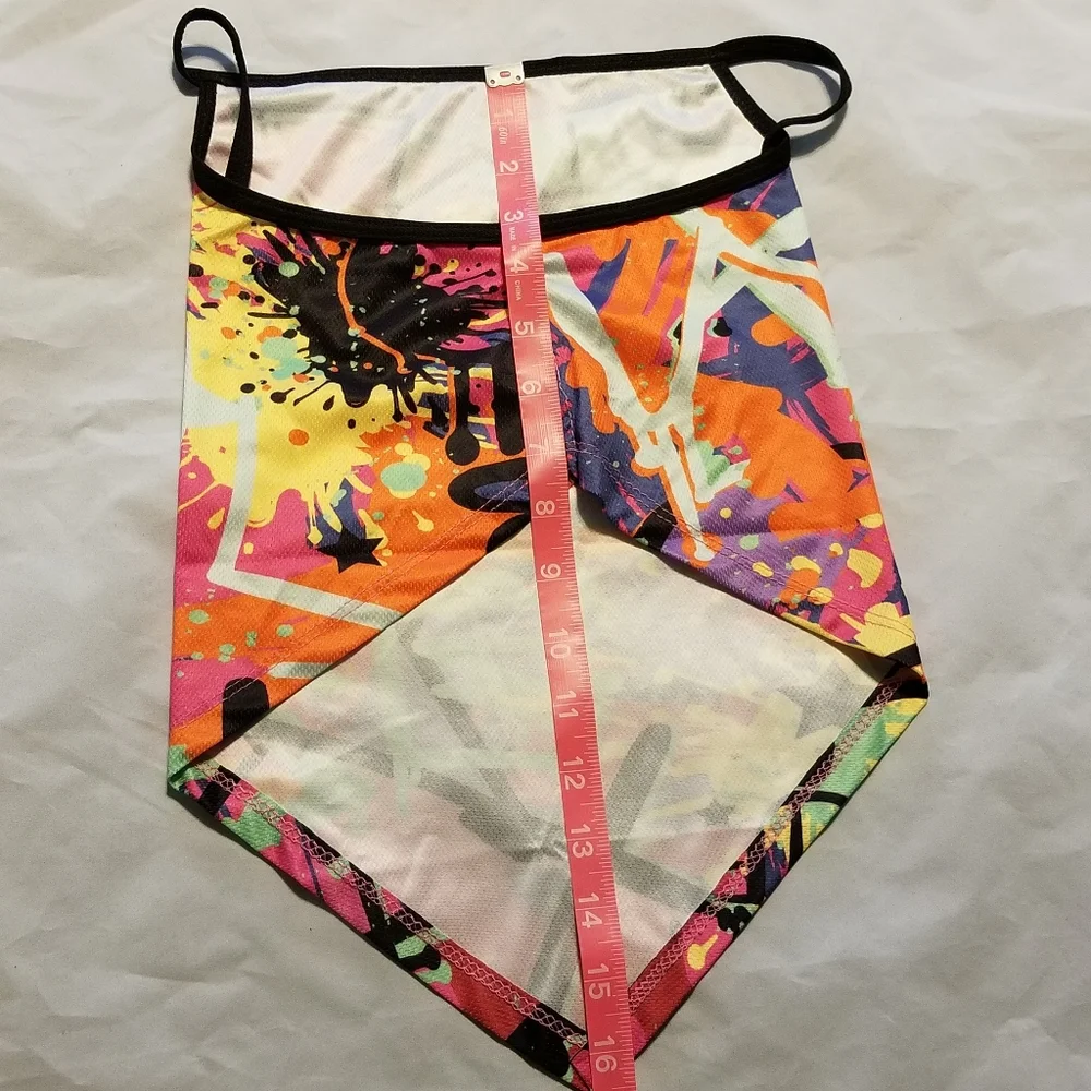 Abstract Print Neck Gaiter/Face Mask